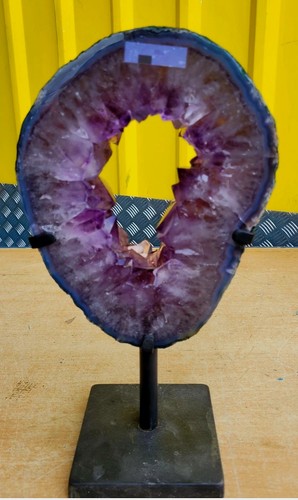 Amethyst portal geode - amethyst, ring