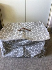 cube zipped storage boxes