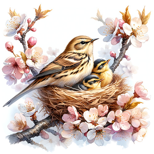 Bird tile stickers - stickers, 4