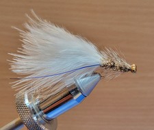 3 x GOLD BODY WHITE TAIL