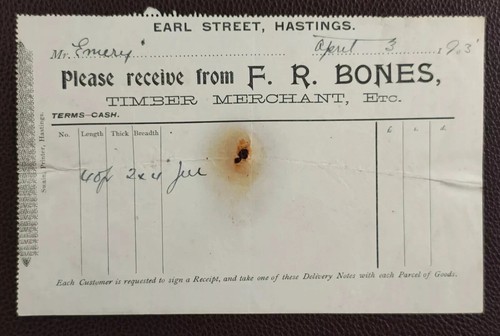 1903 bones timber - 1903, f.r.