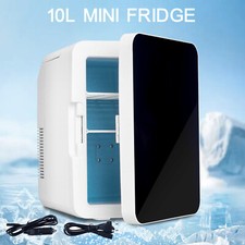 4/8/10L Mini Fridge Portable Refrigerator Cooler&Warmer Food Drink Car Bedroom