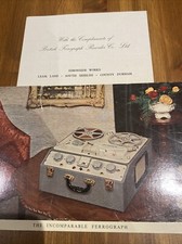 Ferrograph Tape Recorder Card