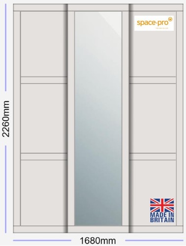 Spacepro door shaker dove - door,