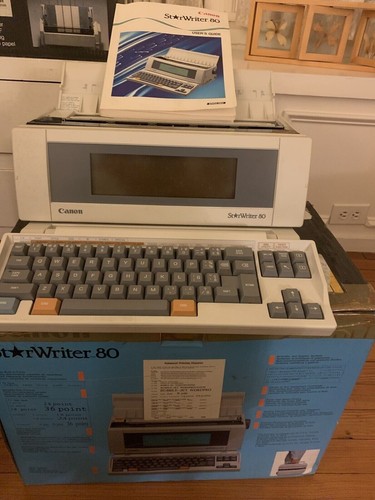 Canon starwriter for - canon, 80
