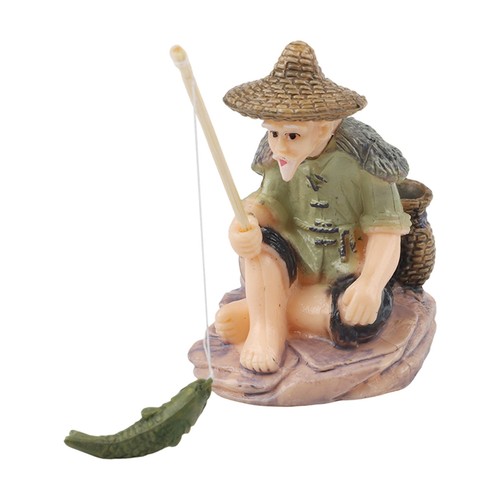 Angler resin ornament - resin,