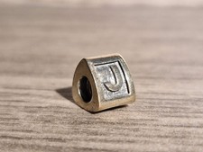 Genuine Pandora Letter J Initial Charm - ALE 925 Sterling Silver