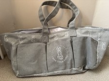 One Little baby Grey nappy Caddy Excellent Condition Barely Used