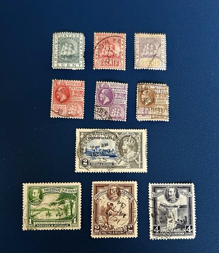 British guiana stamps - guiana,