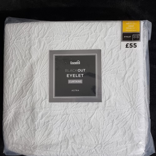 Dunelm blackout eyelet lined - blackout,