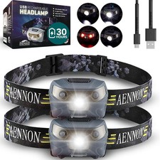AENNON Rechargeable Head Torch