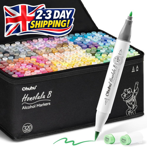 Ohuhu honolulu 320 colors - ohuhu,