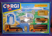 1991 Corgi 92415 Street Life In Miniature Coastal Rescue Set HM Coastguard Boxed