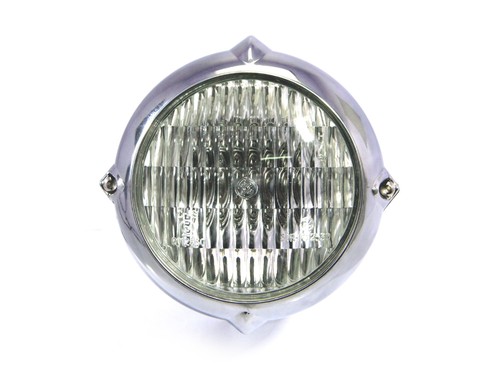 Polished headlight for harley - for,