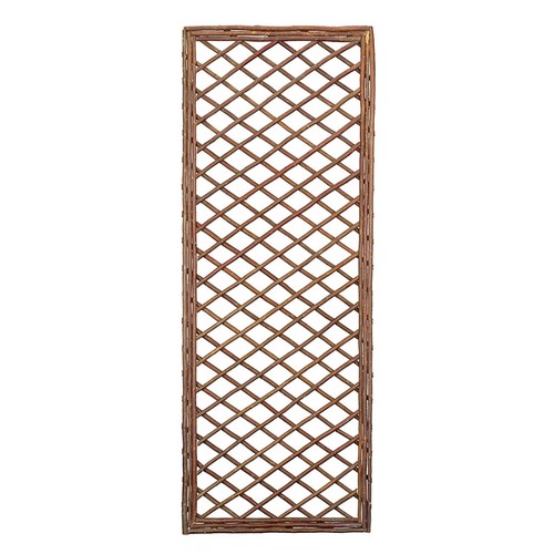 Natural willow trellis panel - trellis,