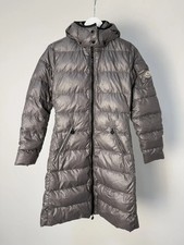 Moncler Gray Long Down Puffer