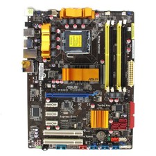 For   P5QD TURBO LGA775 ATX DDR2 P45 Dual PCI Q9650 Motherboard #F16