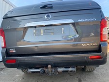 SSANGYONG MUSSO MK2 QJ 2013-2017 REAR BUMPER WITH PDC MARBLE GREY ACM COMPLETE