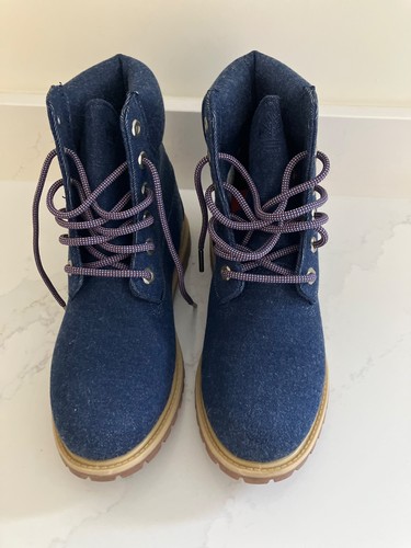 Ladies timberland blue boots - timberland,