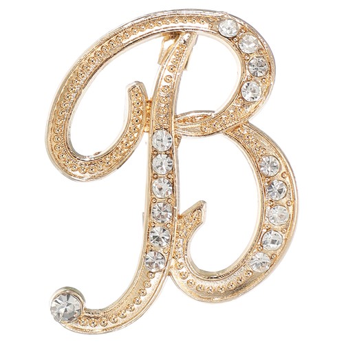 Letter brooch pins z 26 - letter, a-z