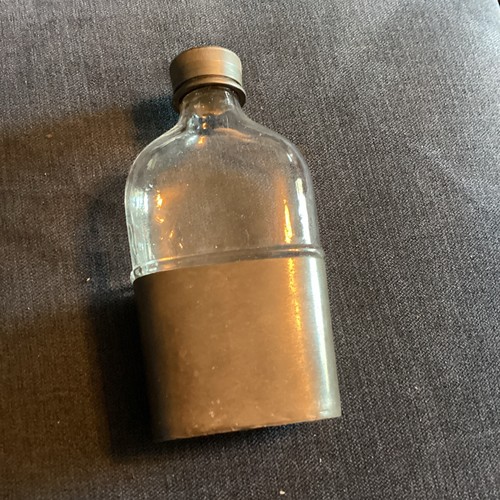 Vintage antique pewter glass - antique, &