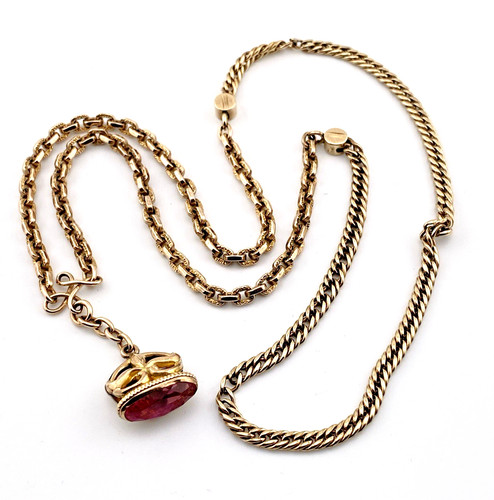Antique gold filled pocket - antique,