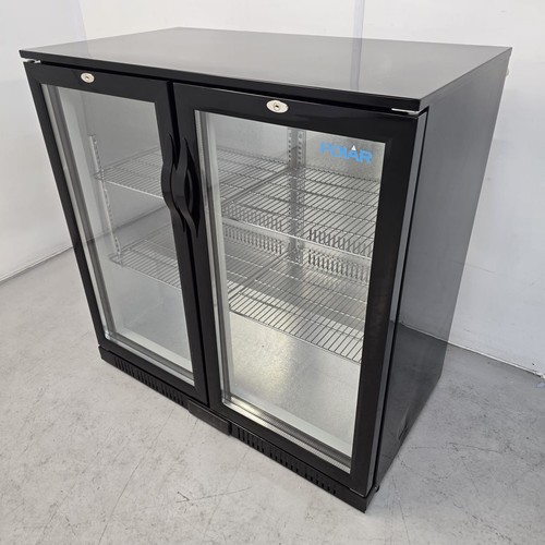 Back bar cooler double hinged - bar,