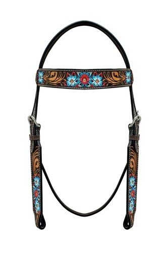 Horse western tack - western, floral