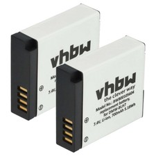 2x Battery for Panasonic Lumix