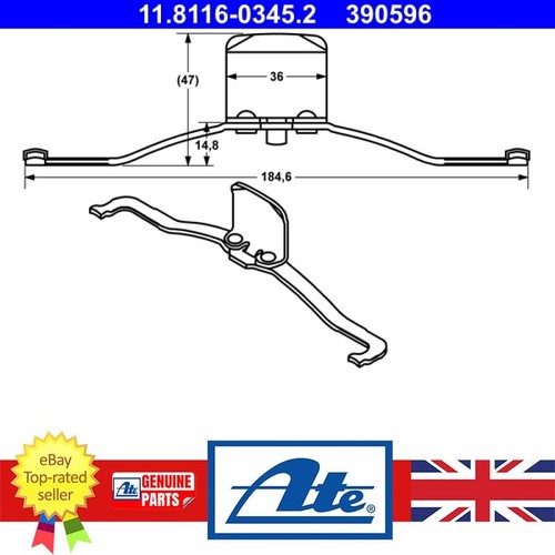 Brake caliper spring - spring, for