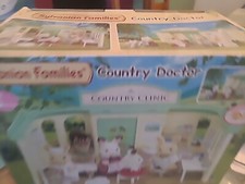 Sylvanian Families Country Doctor Gift set In Box With Bear Doctor. Used. Compl