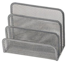 Mesh Letter Sorter Silver Mail