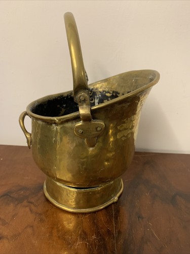 Antique miniature brass coal - antique,