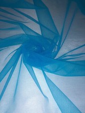 1 MTR Blue Stiff Bridal Dress
