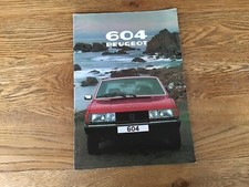 Peugeot 604 Original colour sales brochure