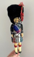 Vintage Scottish Piper Doll Guard National Costume Traditional Dress Scotland