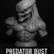 Predator Bust 30cm High