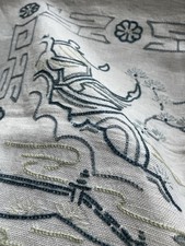 Antique 1920s hand - hand, embroidered