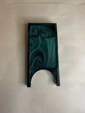 Summit Glass-Colgate Soap Washboard Advertisment In Dark Green Slag 5"