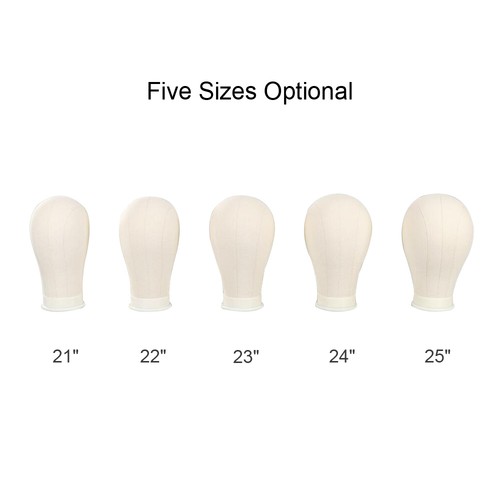 Canvas wig head mannequin - 21,