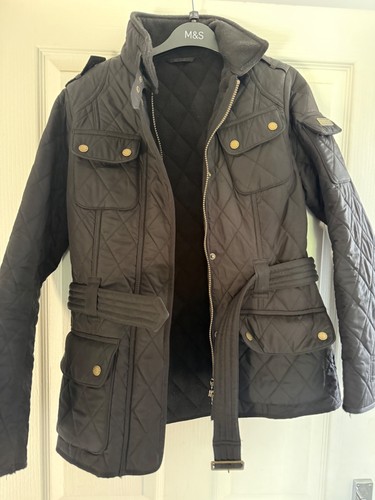Barbour quilted jacket black - barbour,