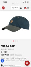 Fjallraven Vidda Mountain Blue-Basalt Cap BNWT One Size