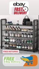 Shoe Rack 5 Tier, 39. 5 Metal