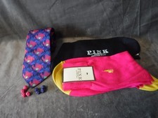 Thomas Pink 100% Silk Tie , 2x socks and 2x cufflink set 149-9546