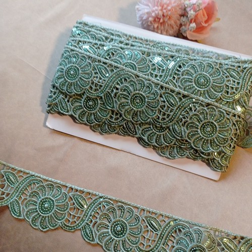 Fancy sequin organza - m,
