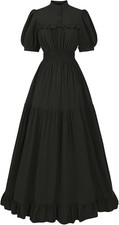 Black Victorian Dress for