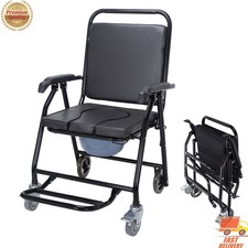 Mobile Commode Shower Chair