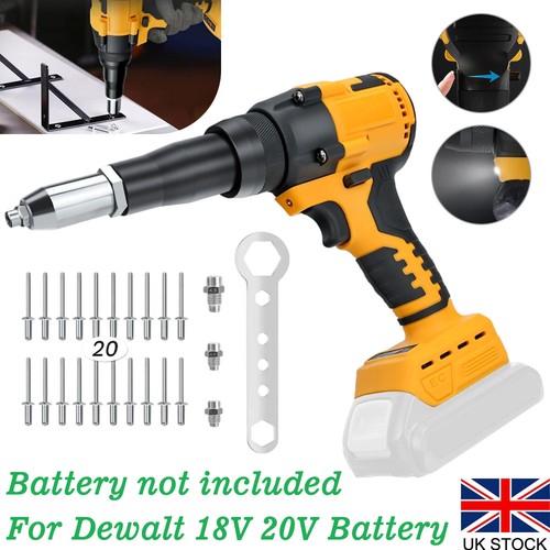 Cordless rivet gun for - gun, dewalt