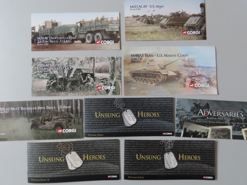 Lot corgi military model - lot,