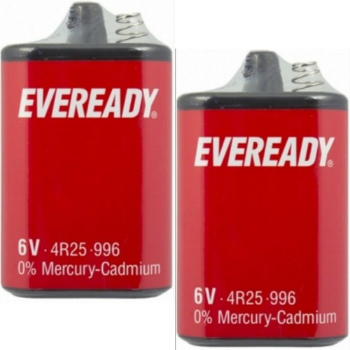 Eveready 4r25 6v - x, batteries